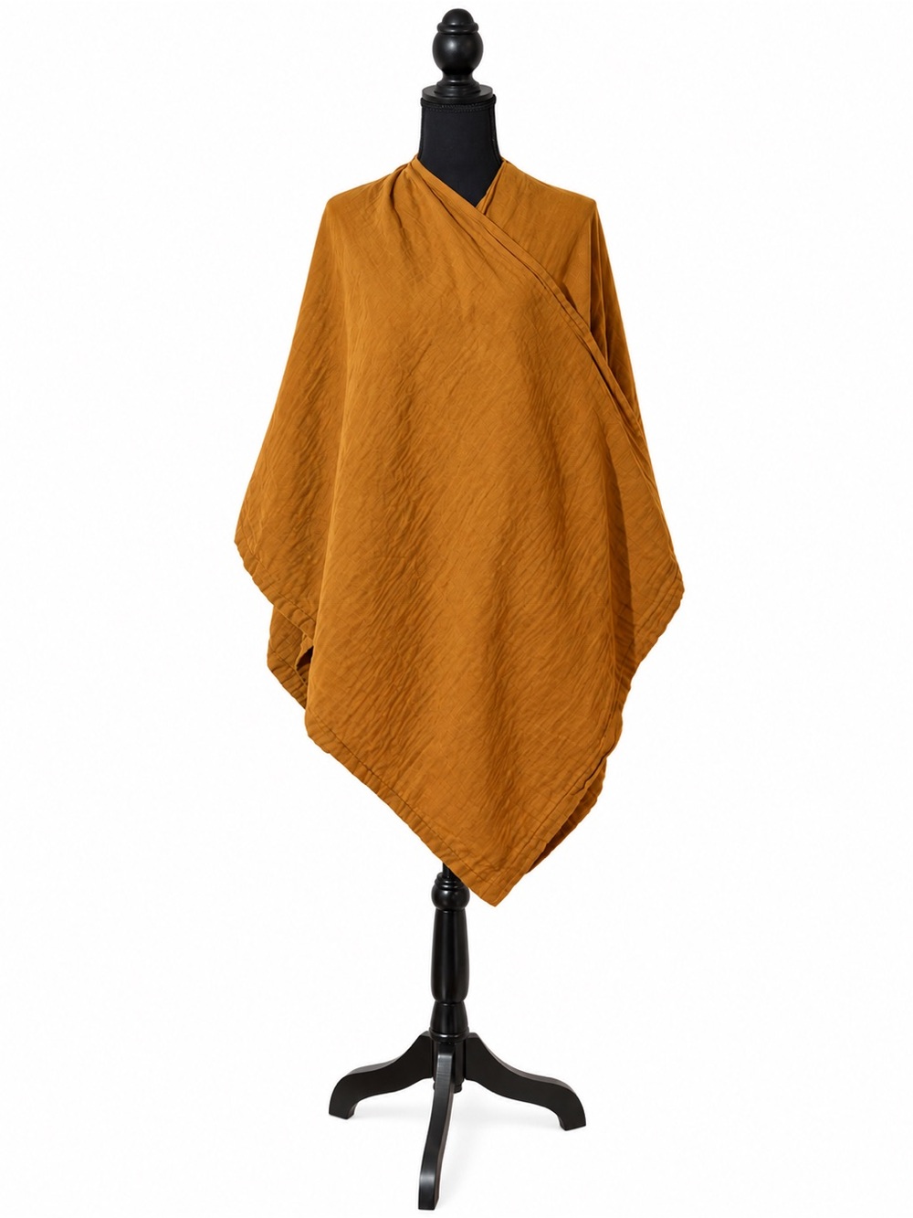 INDI by Kishu Baby Caramel Organic Cotton Muslin Nursing Cover Poncho